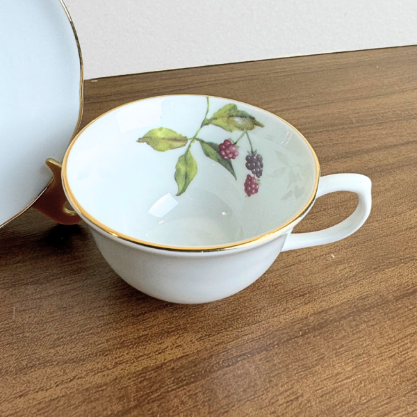 CONJUNTO 6 XICARAS DE CAFE COM PIRES EM PORCELANA DECORADA - COLEÇAO LIMAO - Imagem 3