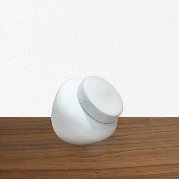 BALEIRO EM PORCELANA BRANCA - Imagem 2