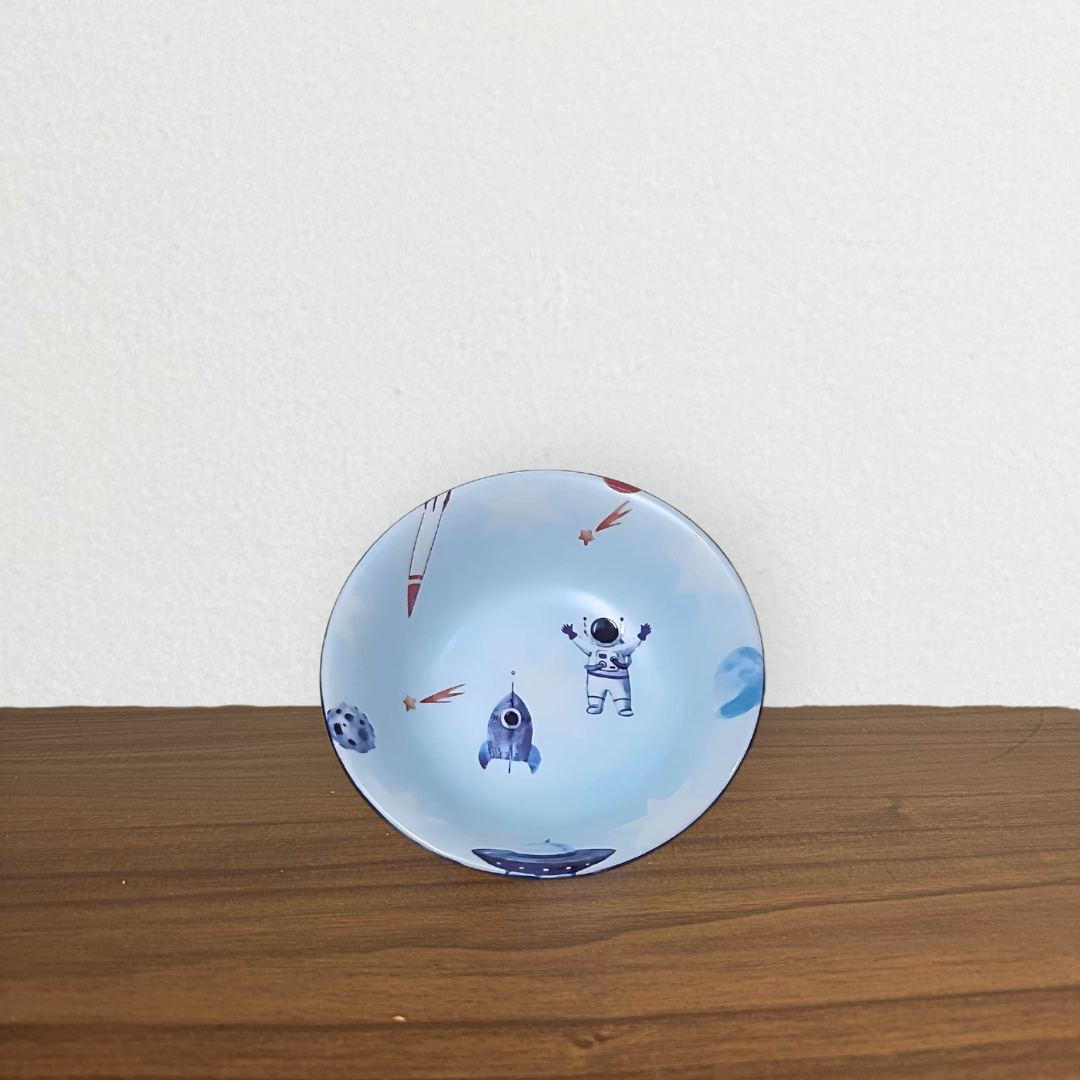 ASTRONAUTA - BOWL INFANTIL EM PORCELANA DECORADA